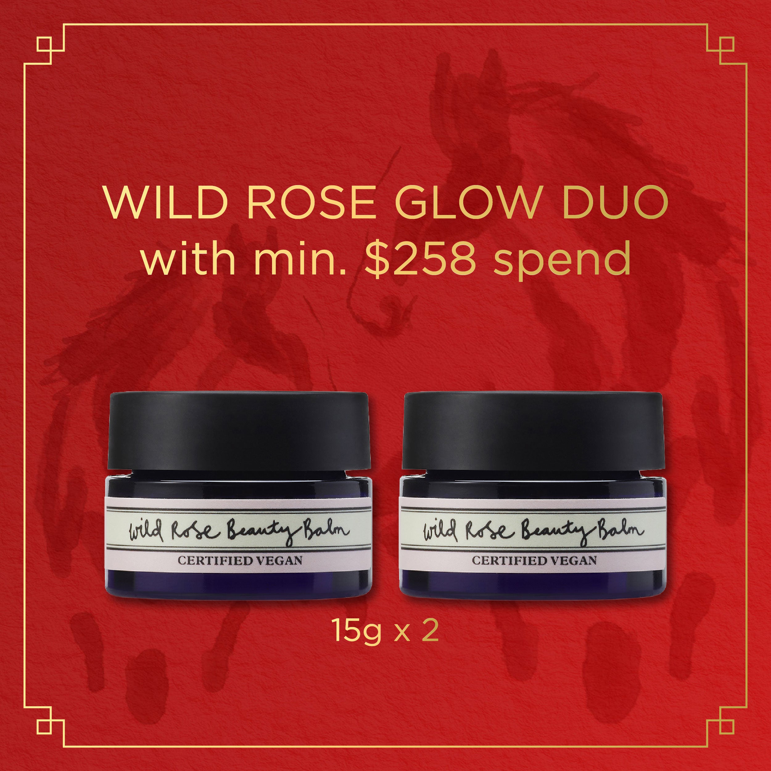 FREE Wild Rose Beauty Balm Vegan 15g x 2 | Spend $258 – Neal's
