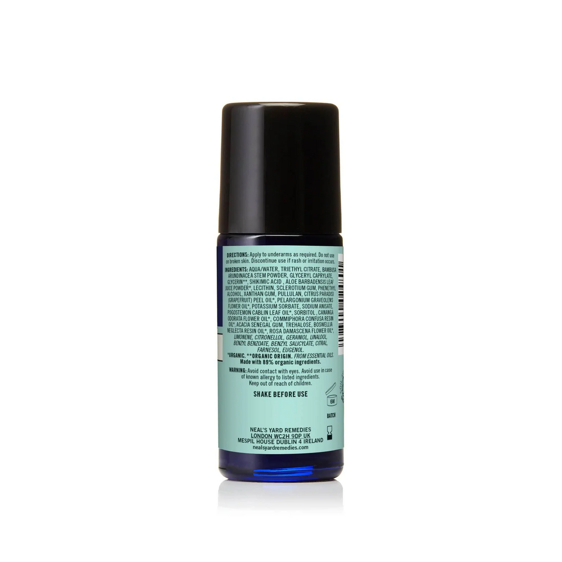 Rose & Geranium Roll On Deodorant 50ml