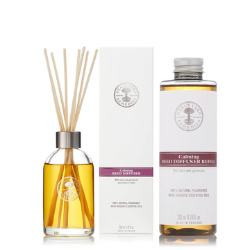 Organic Aromatherapy Reed Diffuser Calming Refill Duo