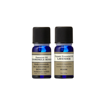 Restful Mind Set - Chamomile Roman Essential Oil 10ml & Lavender English Organic Essential Oil 10ml