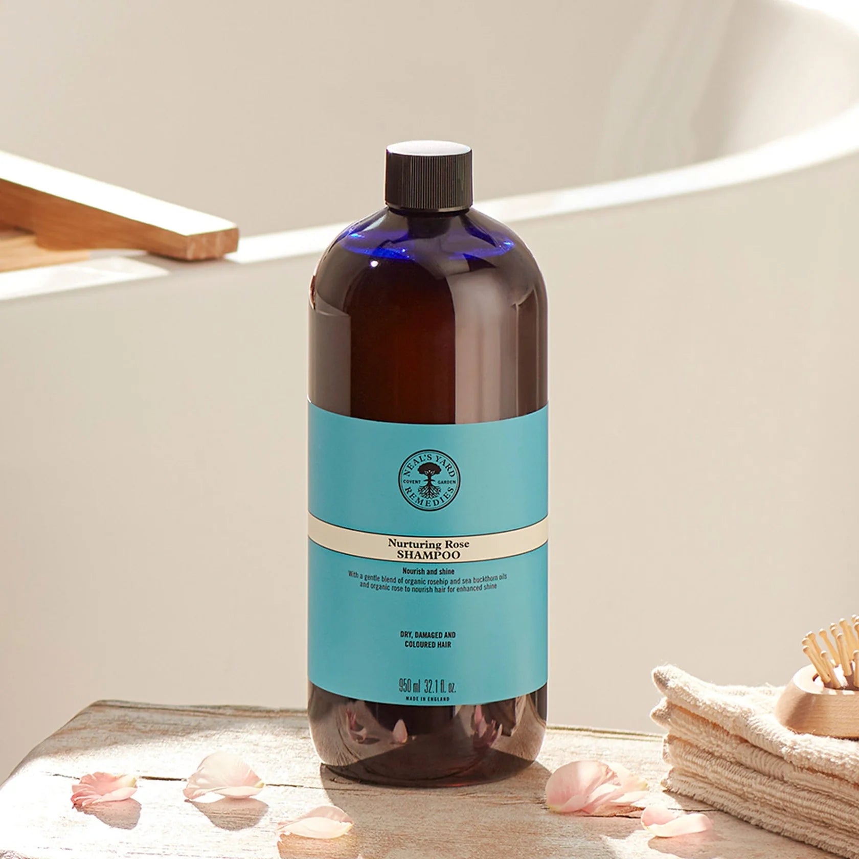 Nurturing Rose Shampoo 950ml – Neal's Yard Remedies Singapore