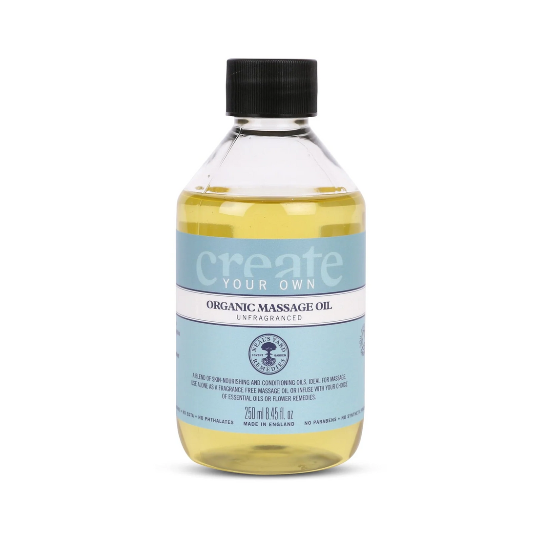 Create Your Own Organic Massage Oil 250ml