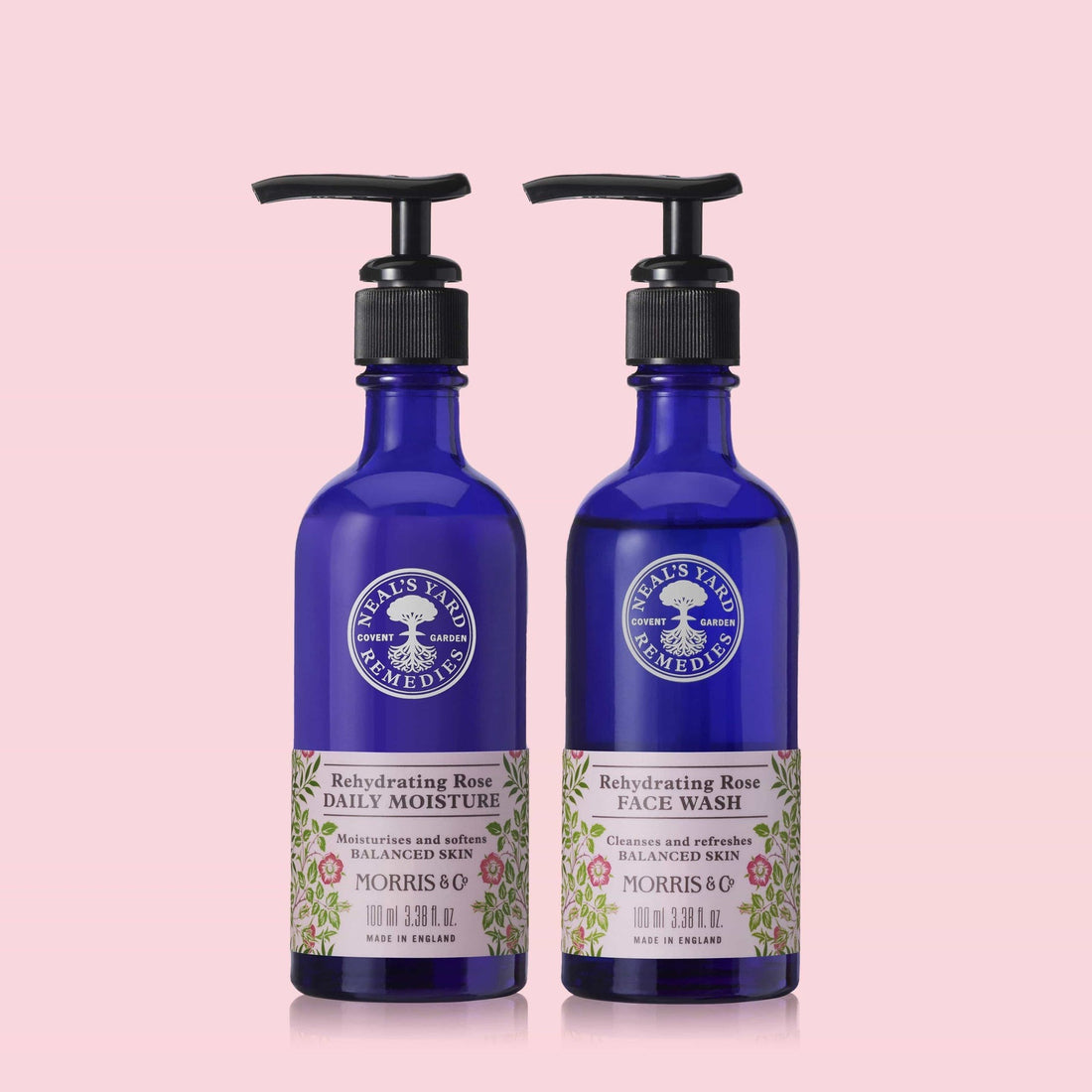 Morris & Co. X Rehydrating Rose Face Wash and Daily Moisture Gift Set 