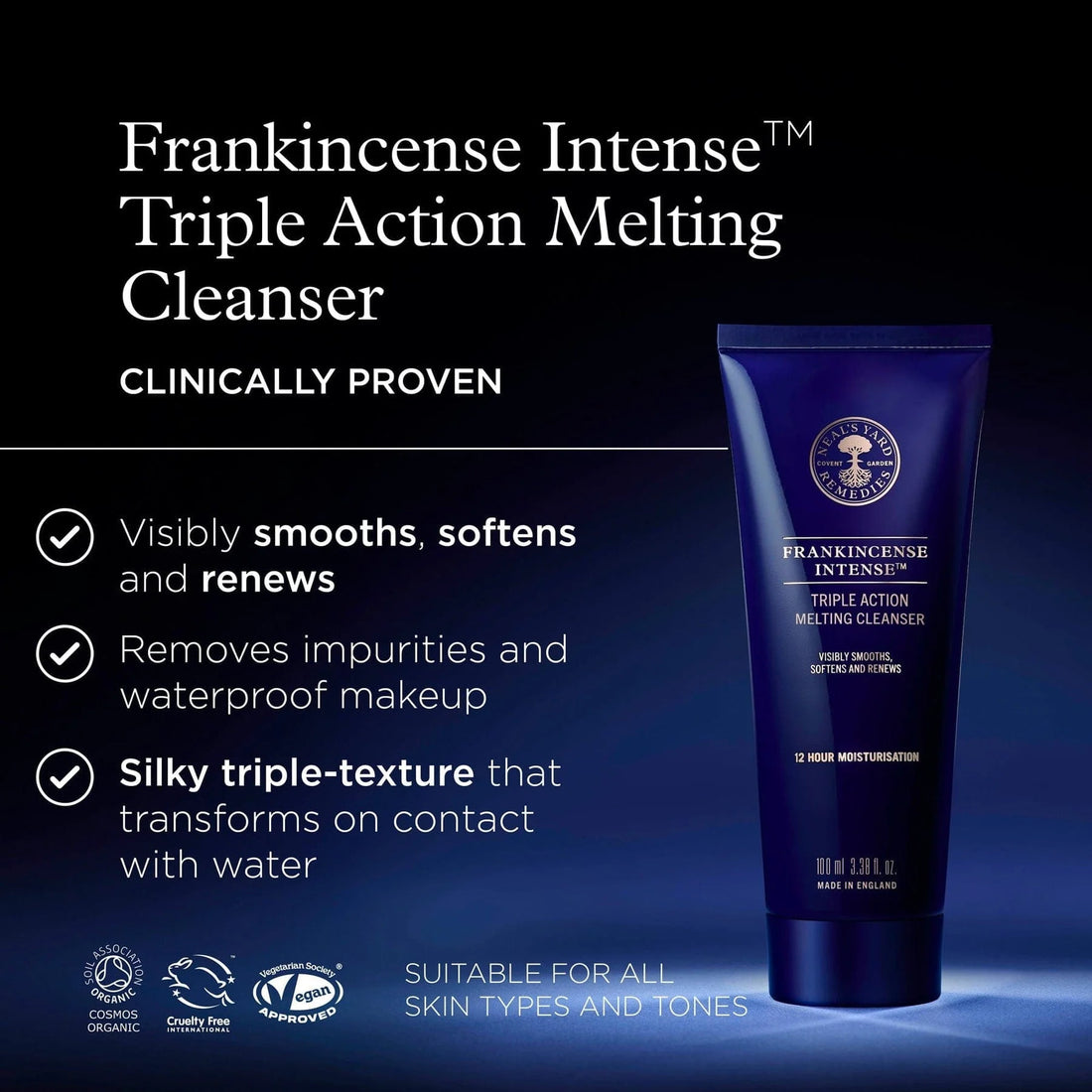 Frankincense Intense Triple Action Melting Cleanser 100ml