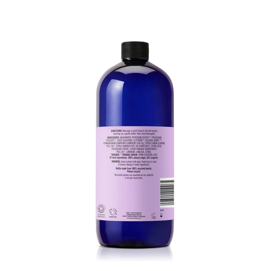 Citrus Hand Wash 950ml (Comes in Clear bottle)
