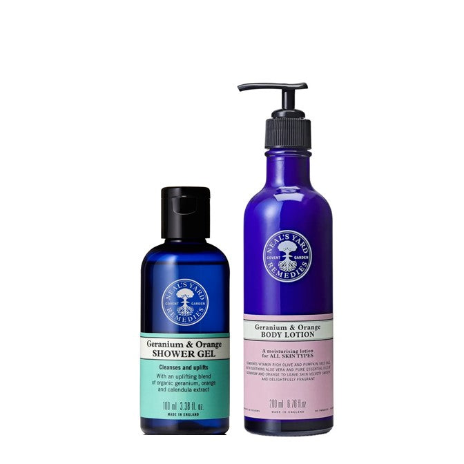 Geranium & Orange Bath & Body Duo